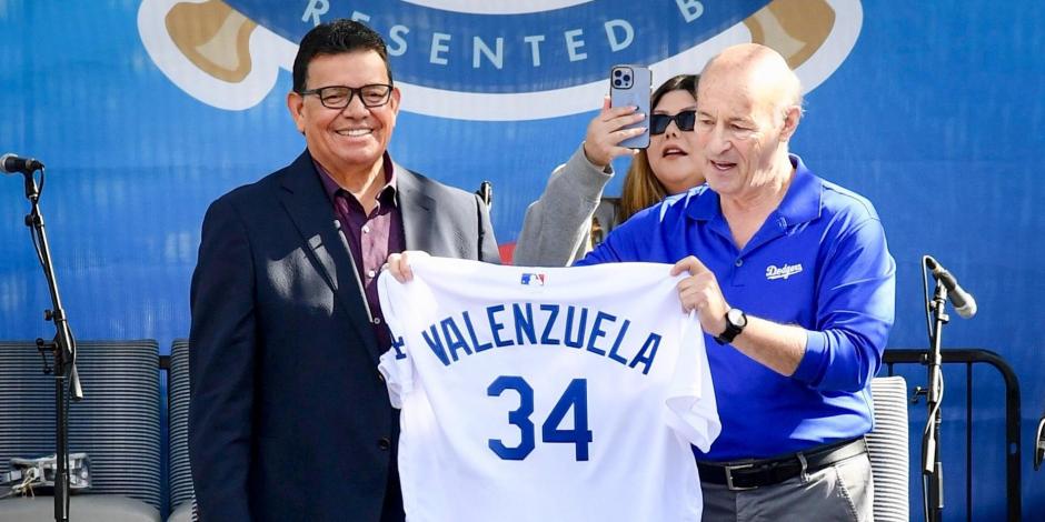 Fernando Valenzuela fue lanzador de Los Angeles Dodgers de la MLB de 1980 a 1990.