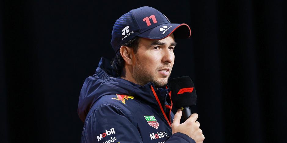 Checo Pérez, piloto mexicano de F1 que forma parte de Red Bull Racing.