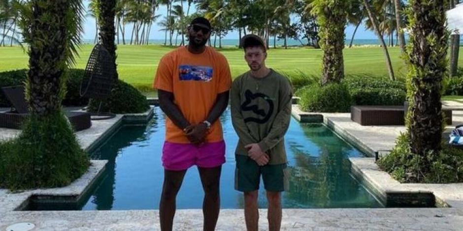 Bad Bunny y LeBron James conviven juntos en Puerto Rico.