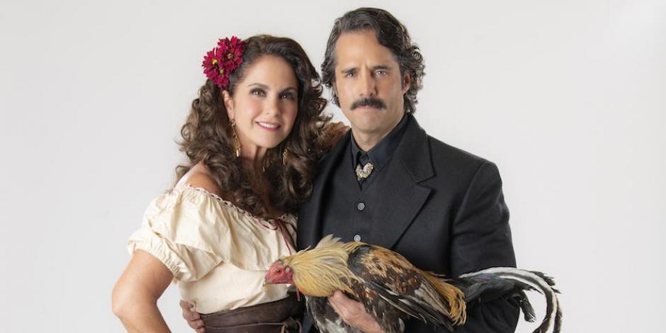 Lucero y José Ron protagonizan la adaptación de El gallo de oro.