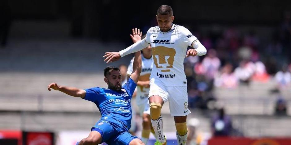 Pumas derrotó 1-0 al Necaxa en la Jornada 2 del pasado Apertura 2022.