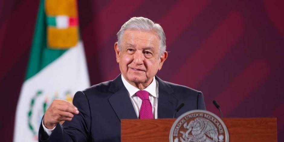El Presidente López Obrador ofreció conferencia este 21 de febrero del 2023, desde Palacio Nacional, en la Ciudad de México.