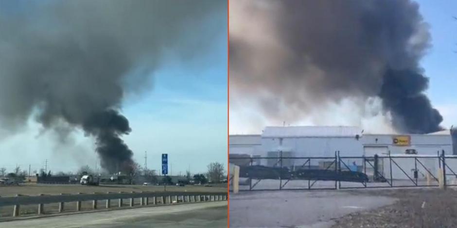 Explosión e incendio en fábrica de metales en Ohio, Estados Unidos.