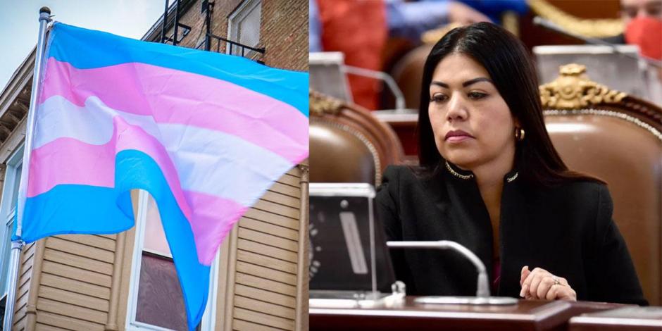 América Rangel, diputada que propuso iniciativa contra "infancias trans".