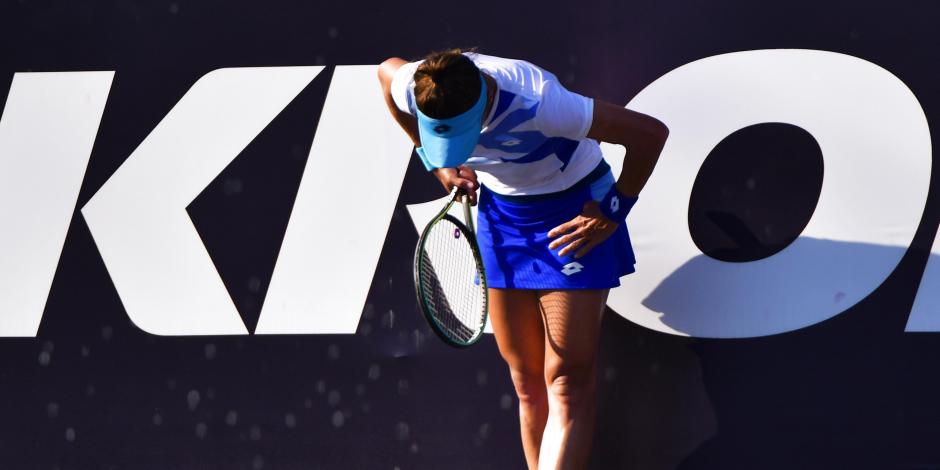 Lesia Tsurenko de ucrania se retira por lesion durante la primera ronda de singles del WTA 250 Mérida Open AKRON