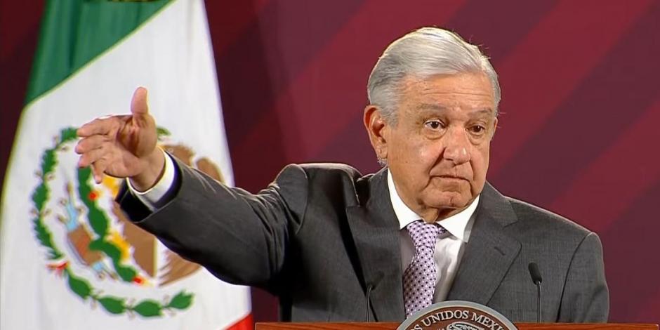 El Presidente López Obrador ofrece conferencia este 19 de mayo del 2023, desde Palacio Nacional, en la Ciudad de México,