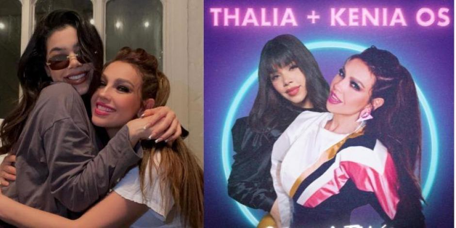 Thalía y Kenia Os anuncian su colaboración "Para no verte más"; ¿Cuándo se estrena?