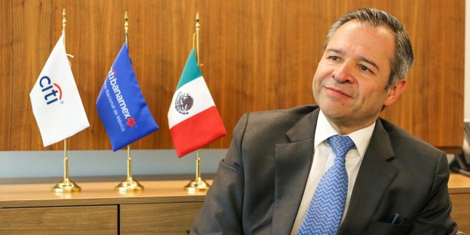 Manuel Romo, director general de Citibanamex, en entrevista con La Razón.