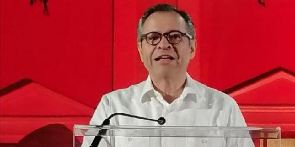 Manuel Romo, director de Citibanamex en conferencia, ayer, en Mérida, Yucatán.