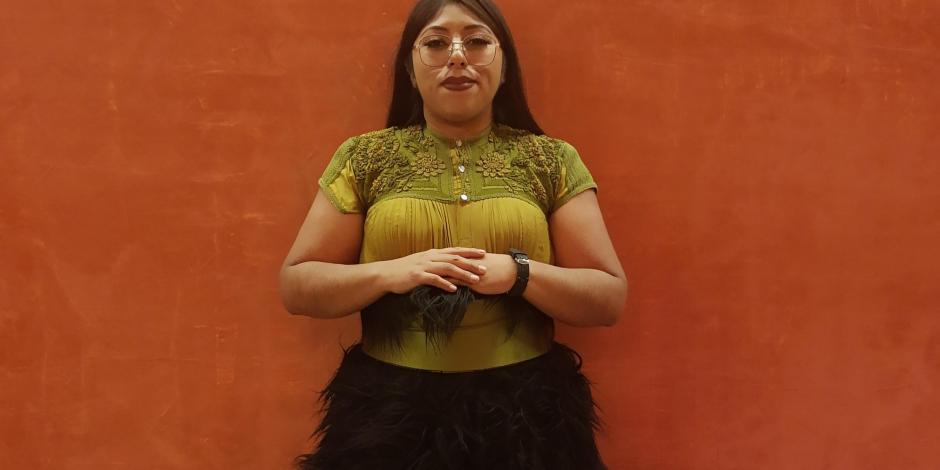 La poeta, en octubre pasado en Oaxaca.
