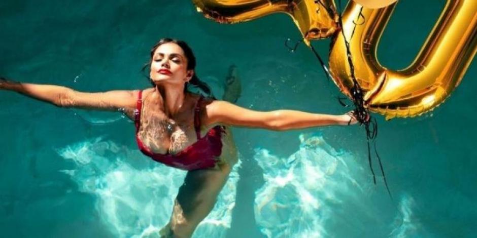 Marisol González recibe la primavera con FOTOS refrescantes en una piscina