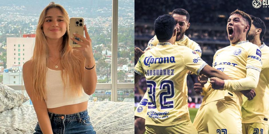 Nailea Vidrio tuvo un intercambio de mensajes en Instagram con un jugador del América.