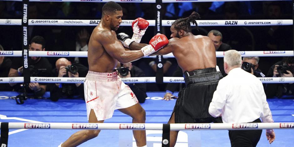La pelea de box entre Anthony Joshua y Jermaine Franklin se celebró en la O2 Arena de Londres.