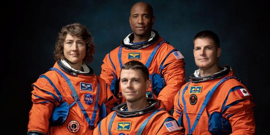 Los 4 astronautas de Artemis II.