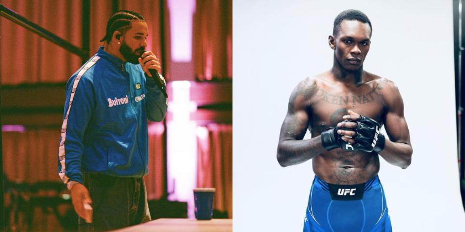 Drake apostó en favor de Israel Adesanya en UFC 287.