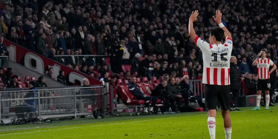 Erick Gutiérrez marca gol en la victoria del PSV sobre el Excelsior