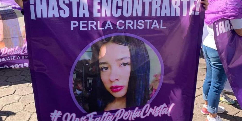 Perla Cristal desapareció el pasado 9 de abril.