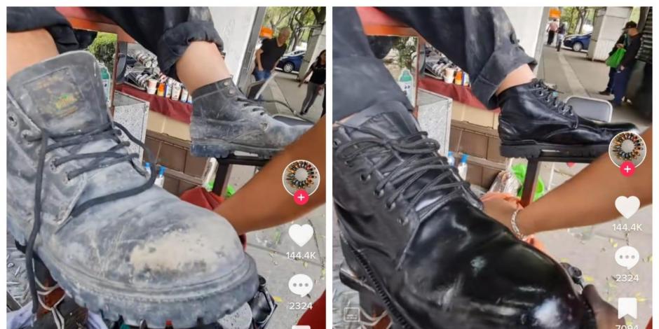 Bolero se vuelve viral en redes sociales por su increíble forma de lustrar zapatos.