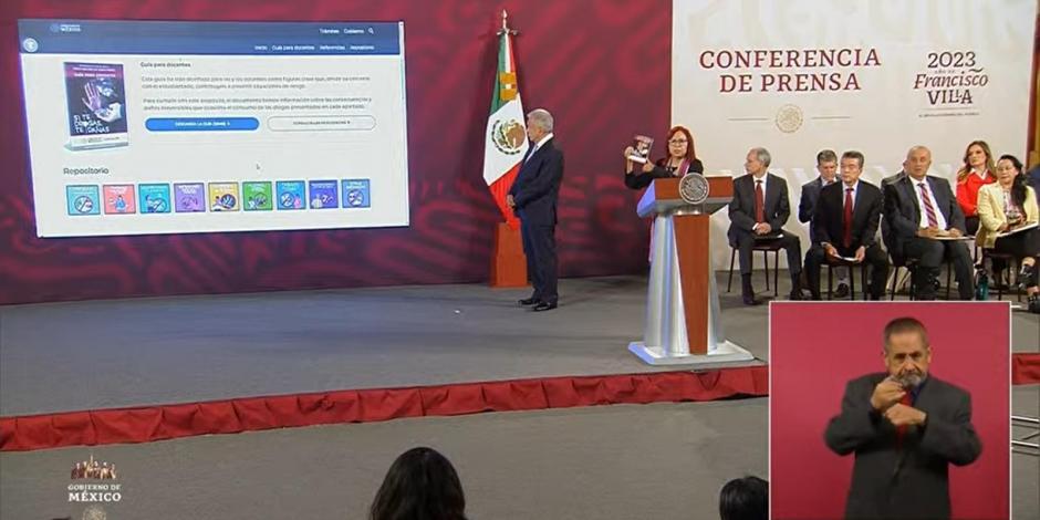 Leticia Ramírez, titular de SEP, explicó el plan.