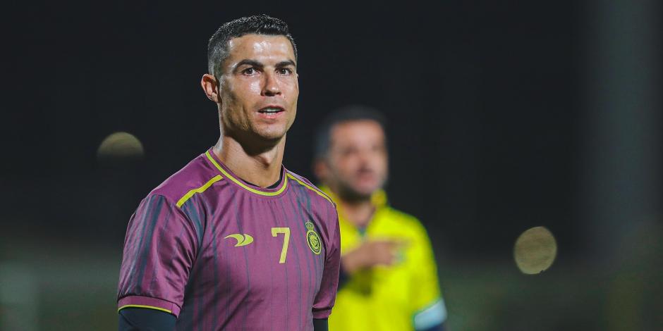 Cristiano Ronaldo durante un entrenamiento del Al-Nassr.