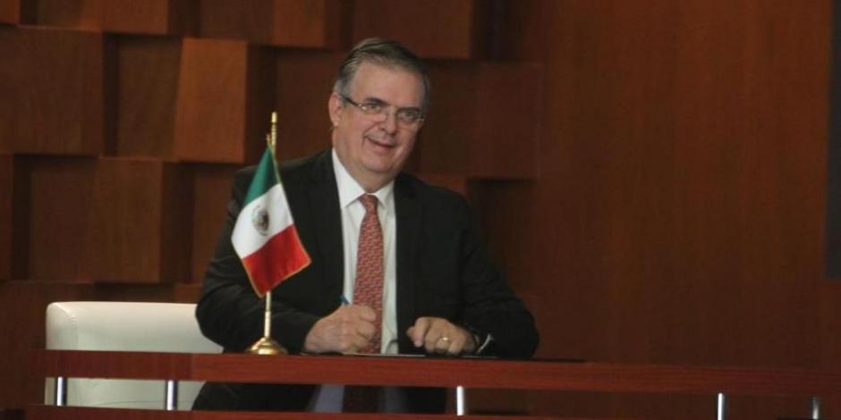 El canciller Marcelo Ebrard destacó que México es el socio más grande de EU.
