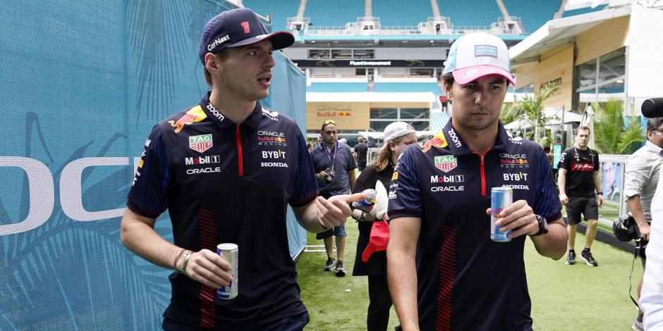 Max Verstappen y Checo Pérez hicieron el 1-2 para Red Bull en el Gran Premio de Miami de F1.