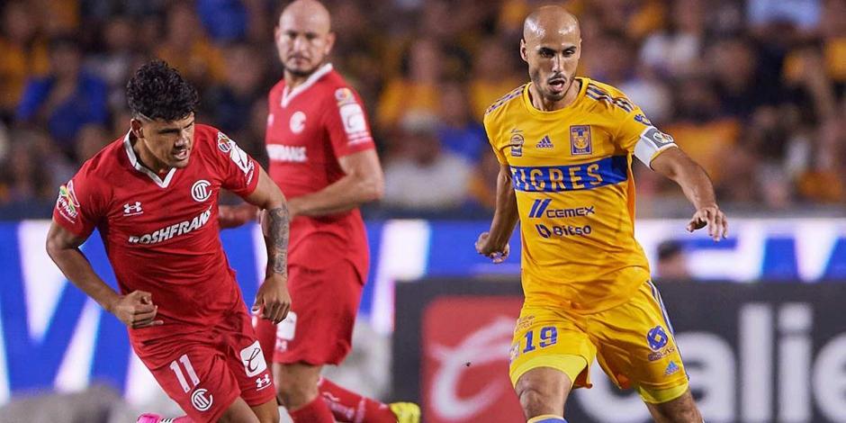 Toluca sucumbió 4-1 ante Tigres en el 'Volcán' en la ida de cuartos de final.