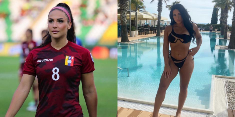 Sonia María es una jugadora profesional de futbol nacida en Canadá, pero que juega para la Selección de Venezuela