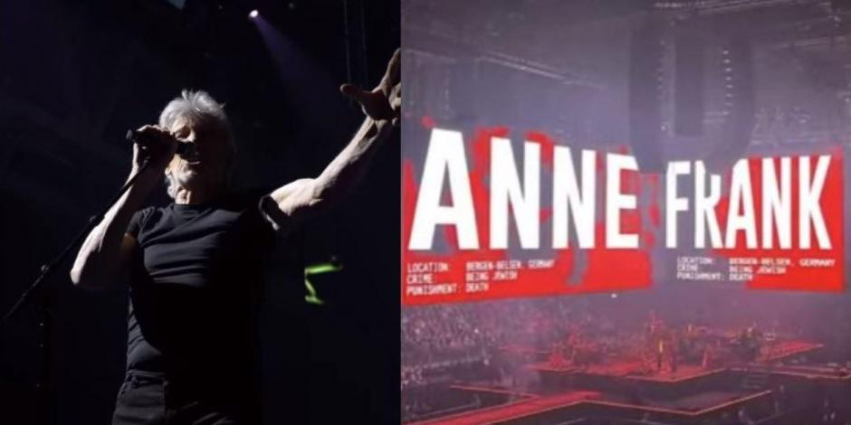 Critican a Roger Waters por mencionar a Ana Frank en un concierto en Alemania