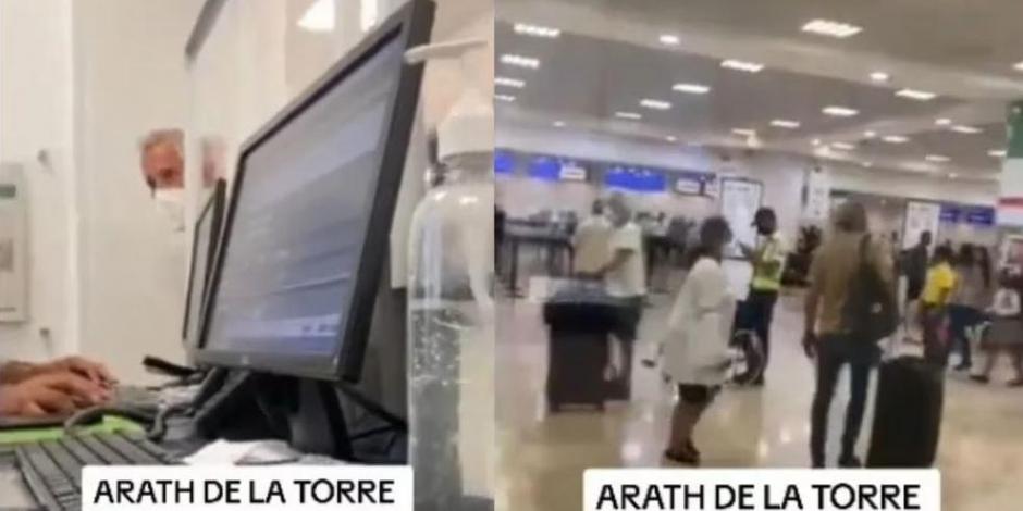 Arath de la Torre es exhibido amenazando y gritándole a empleados del aeropuerto de Cancún (VIDEO)