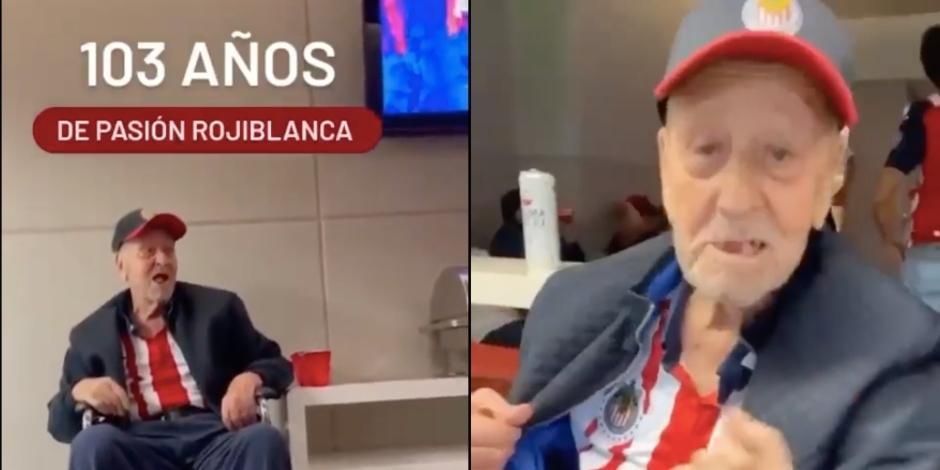 Aficionado de Chivas de 103 años de edad estará en la final ante Tigres.