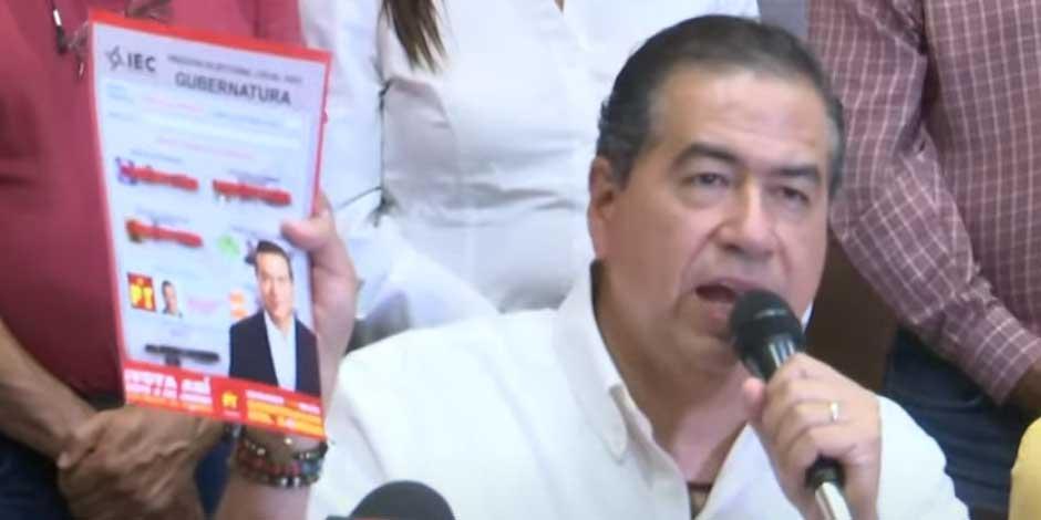 'El Tigre' sigue firme y vamos a la elección: Ricardo Mejía; acusa que el líder del PT es víctima de extorsión política