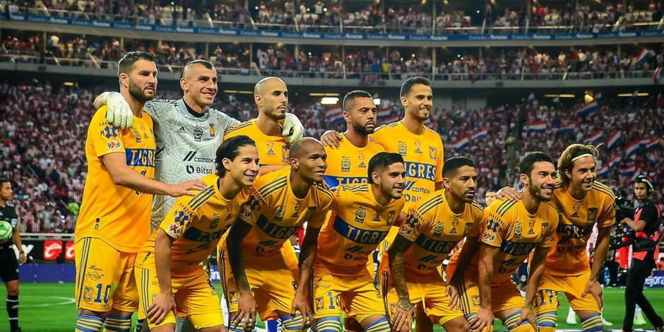 Los Tigres antes de la Final del Clausura 2023 de la Liga MX