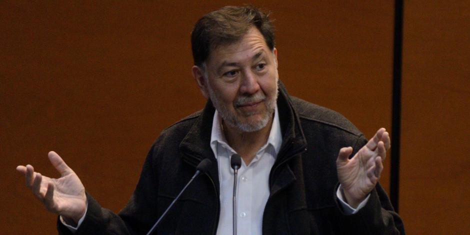 El diputado, Gerardo Fernández Noroña, reclamó a AMLO por no invitarlo a la cena de anoche de Morena