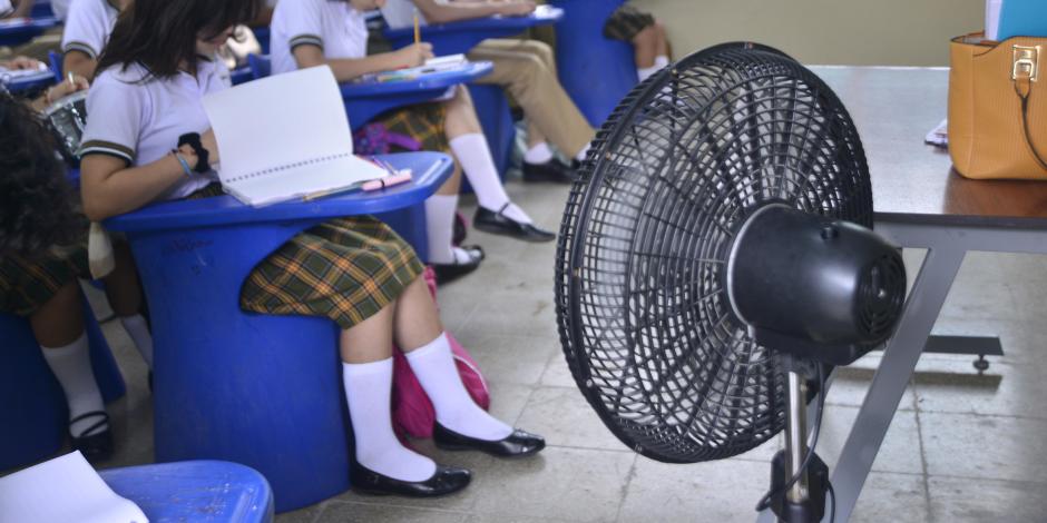 Las escuelas modificarán sus horarios por las altas temperaturas.