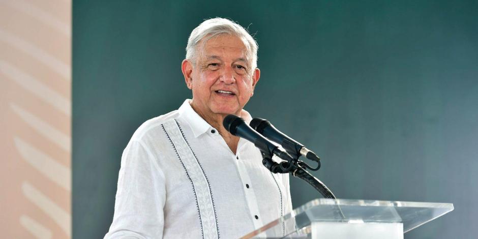 Presidente López Obrador, durante una visita previa a Chetumal (fotografía de archivo).