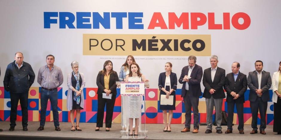 Presentación de lineamientos para escoger candidatura de Frente Amplio por México.