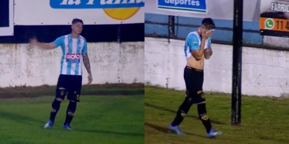 Leonel Ovejero se mostró incrédulo ante su expulsión tras haberse orinado en pleno partido de futbol en Argentina.