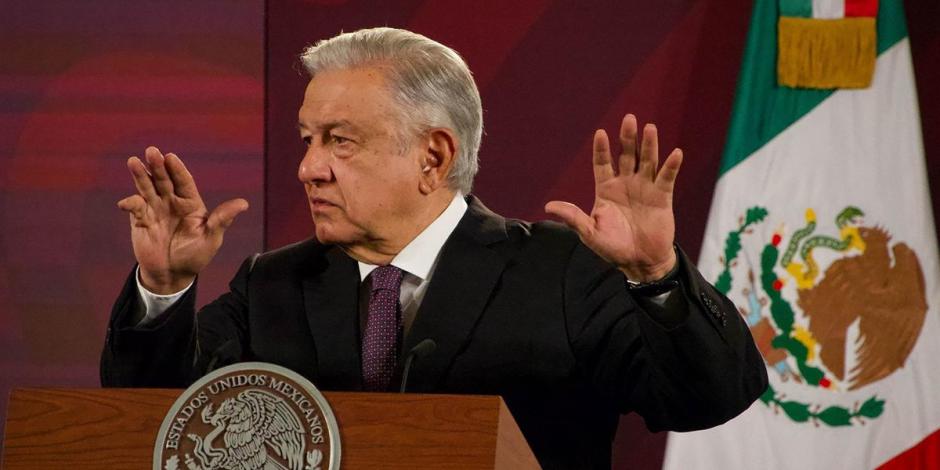 López Obrador, presidente de México, ofrece su conferencia de prensa este 24 de julio, desde Palacio Nacional, en la CDMX.