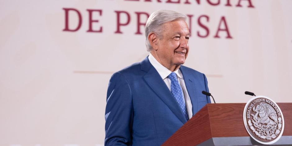 El Presidente Andrés Manuel López Obrador..