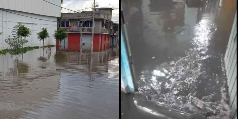 Inundaciones en Chalco: lodo fétido y calles convertidas en ríos, así la difícil situación.