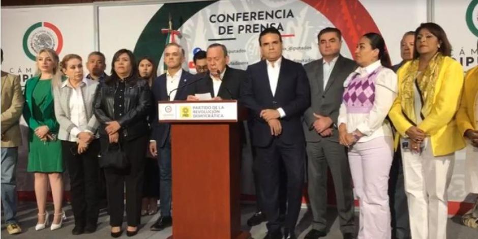 PRD pone pausa con el Frente Amplio por México tras exclusión de Mancera y Aureoles.