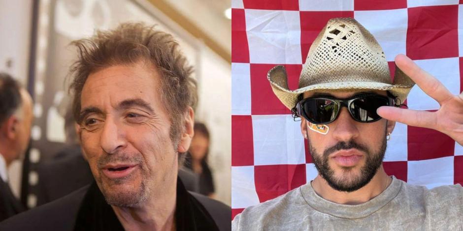 Bad Bunny y Al Pacino juntos en un nuevo video musical.