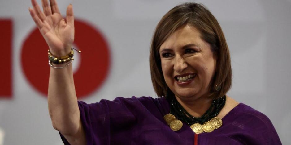 Xóchitl Gálvez fue elegida como candidata presidencial del Frente Amplio por México.