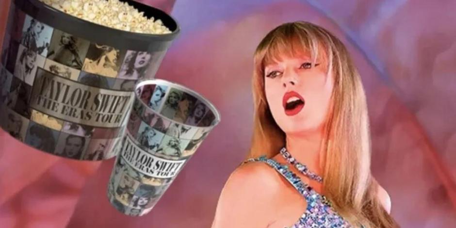 ¿Cuánto cuestan las palomeras y vasos del The Eras Tour de Taylor Swift de Cinépolis?
