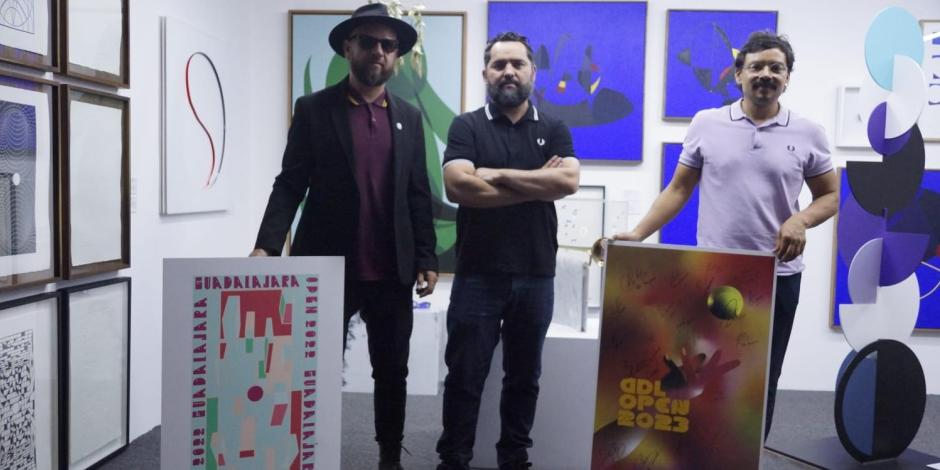 Alejandro Fournier, Santino Escatel y Javier Cárdenas son tres artistas tapatíos.