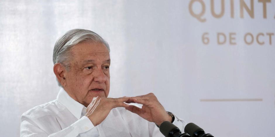 El presidente López Obrador en fotografía de archivo.