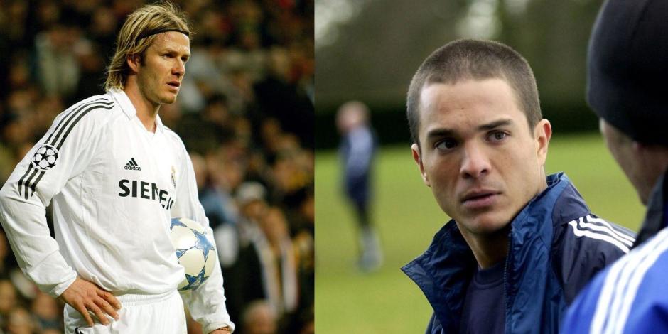 David Beckham le reclamó a Kuno Becker por no jugar futbol.