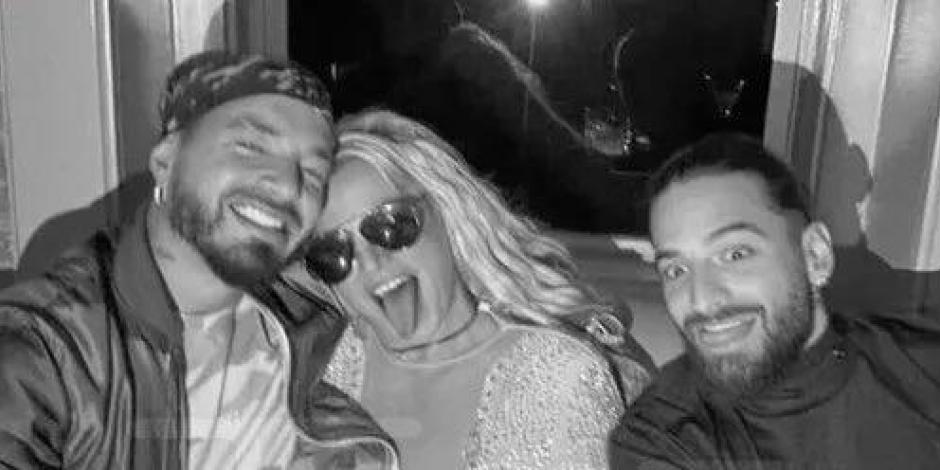 ¿Felices los 3? Britney Spears, Maluma y J Balvin pasan la noche juntos en NY