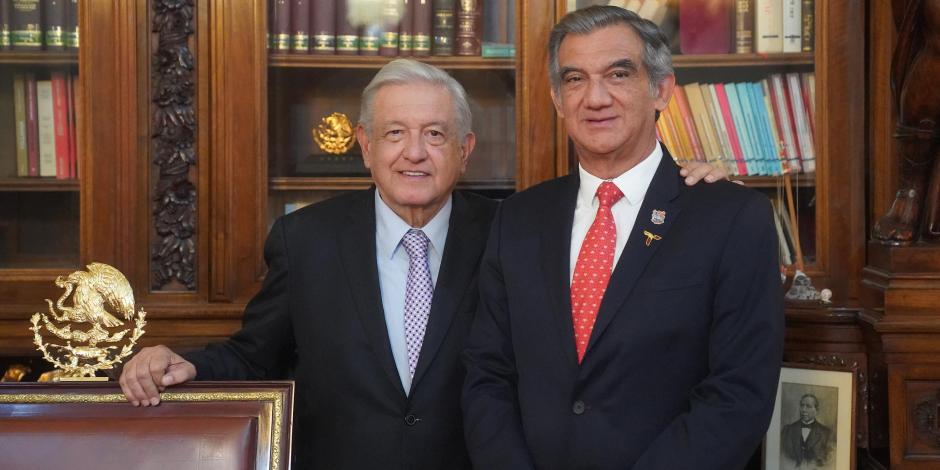 Andrés Manuel López Obrador y Américo Villarreal.